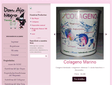 Tablet Screenshot of ajonegro.es
